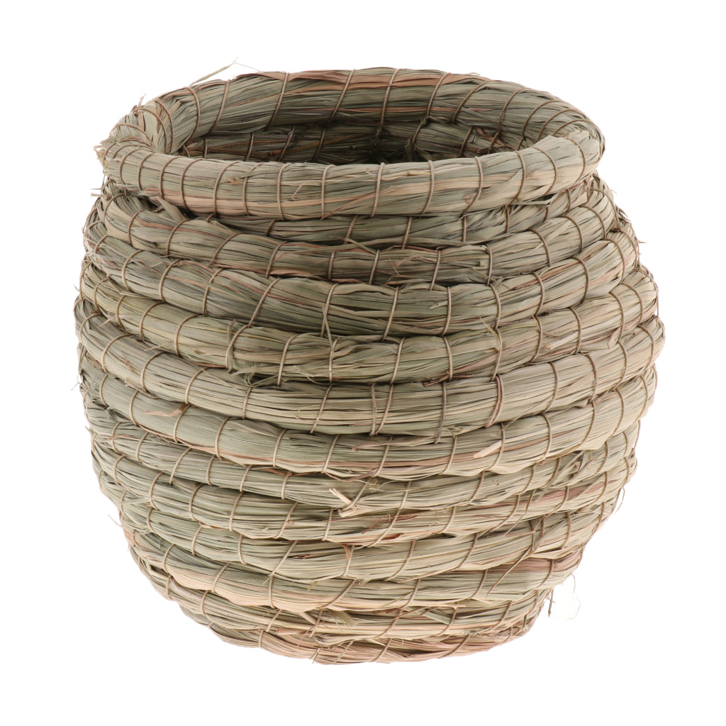 Artificial Weaving Bird Nest Handmade Straw Nest for Bird and Small Pet