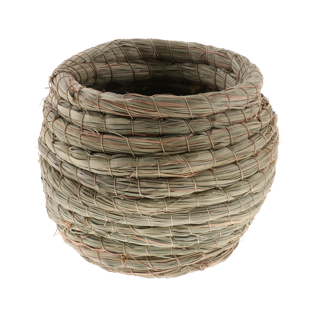 Artificial Weaving Bird Nest Handmade Straw Nest for Bird and Small Pet