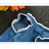 Halloween Pet Dog Dress Jeans Skirt Puppy Clothes Apparel Accessory  S