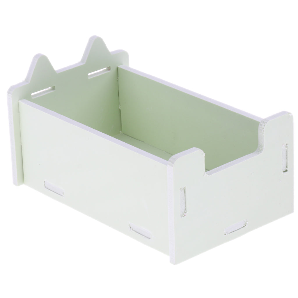 Hamster Corner Toilet Pet Potty Box Sauna Bathroom Bathtub Litter Tray Green