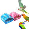 Pet Triangle Hammock Parrot Bird Small Animal House Warm Hut Nest Blue L