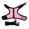 Hamster Rabbit Guinea Pig Rat Ferret Breathable Mesh Harness Leash Pink L