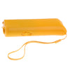 Ultrasonic LED Dog Repeller Trainer Dog Anti Bark Flashlight Type 2 Yellow