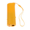 Ultrasonic LED Dog Repeller Trainer Dog Anti Bark Flashlight Type 2 Yellow