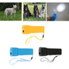 Ultrasonic LED Dog Repeller Trainer Dog Anti Bark Flashlight Type 1 Yellow