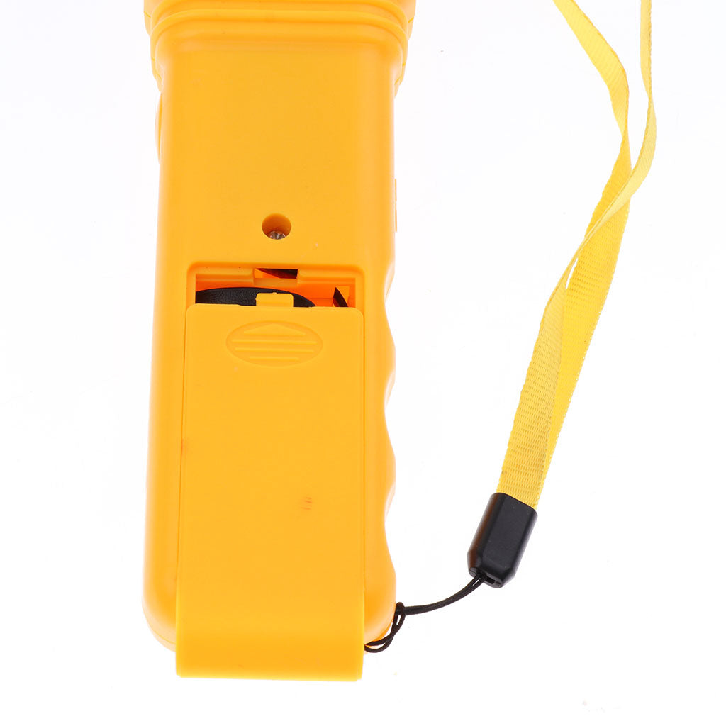 Ultrasonic LED Dog Repeller Trainer Dog Anti Bark Flashlight Type 1 Yellow