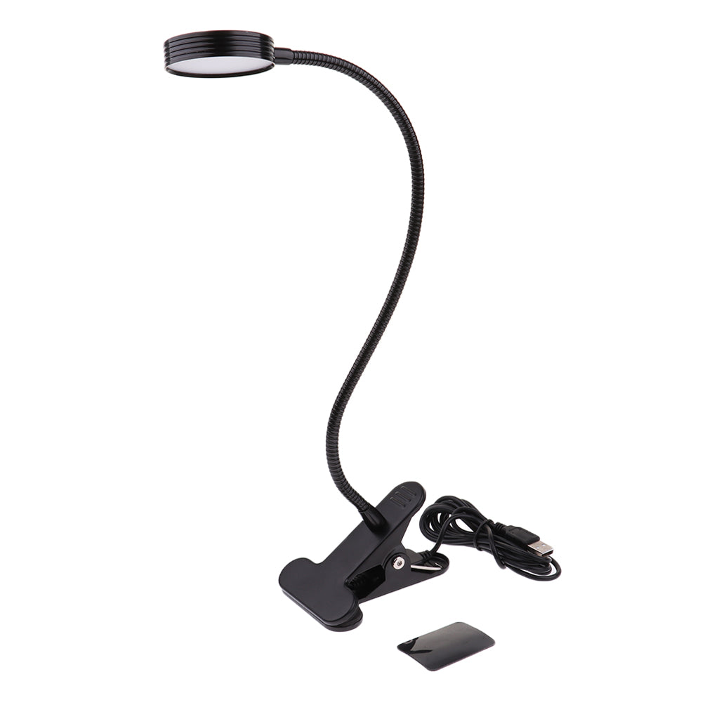 Flexible Stepless Dimming Clip Lamp for Desk Bed Headboard and Computers 2