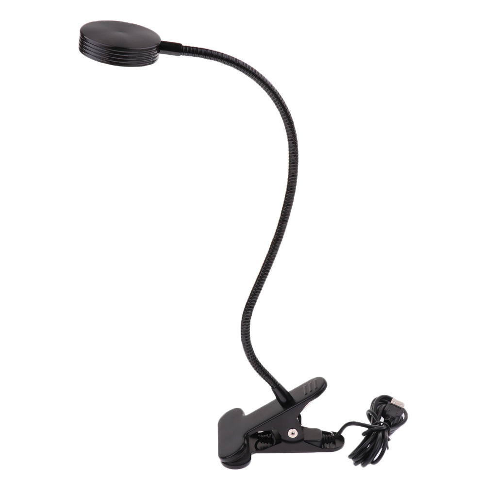 Flexible Stepless Dimming Clip Lamp for Desk Bed Headboard and Computers 2