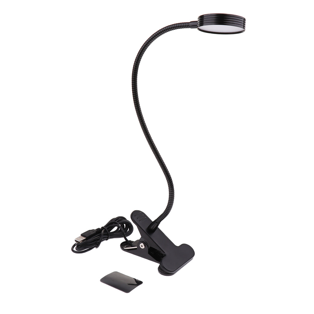 Flexible Stepless Dimming Clip Lamp for Desk Bed Headboard and Computers 2