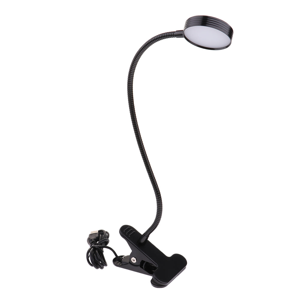 Flexible Stepless Dimming Clip Lamp for Desk Bed Headboard and Computers 2