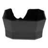 2Pcs Reptile Shelter Hiding Cave Food Bowl For Lizards Gecko Spider Frog Black