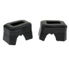 2Pcs Reptile Shelter Hiding Cave Food Bowl For Lizards Gecko Spider Frog Black