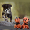 Pet Squeaky Toy Puppy Figure Toy Ornament Chewing Toy for Cats and Dogs ##1