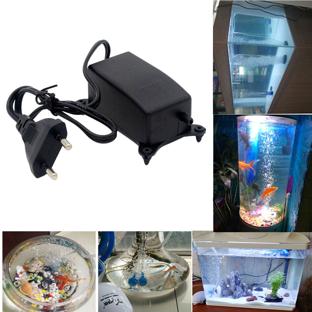 Aquarium Air Pump Fish Tank Air Diffuser Tubing Hydroponics Bubbler Aerator