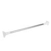 Spring Extendable Telescopic Curtain Clothes Rods 70-124cm Square End