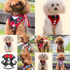 Adjustable Dog Harness Traction Rope Dog Vest Clothes Red