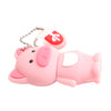 Piggy Pig Shaped Keychain Flash Drive Storage Memory Stick USB 2.0 U-Disk 64GB