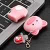 Piggy Pig Shaped Keychain Flash Drive Storage Memory Stick USB 2.0 U-Disk 64GB