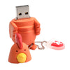 Cute Cartoon Chicken Shaped Flash Drive Storage Memory Stick USB 2.0 U-Disk 64GB