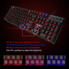 Russian/English Gaming Keyboard LED Backlit Keyboard with Floating Keycaps