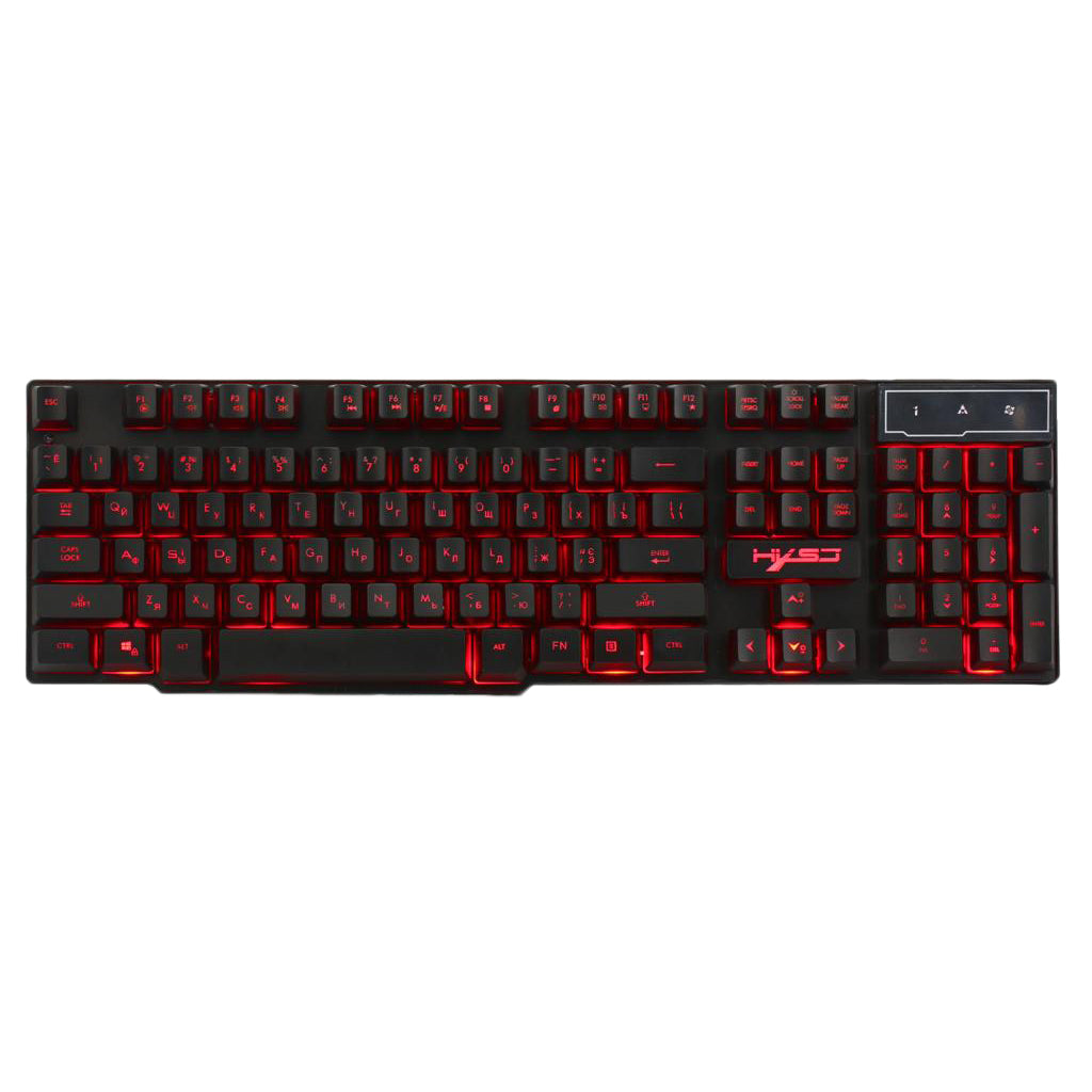 Russian/English Gaming Keyboard LED Backlit Keyboard with Floating Keycaps