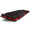 Russian/English Gaming Keyboard LED Backlit Keyboard with Floating Keycaps