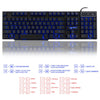 Russian/English Gaming Keyboard LED Backlit Keyboard with Floating Keycaps