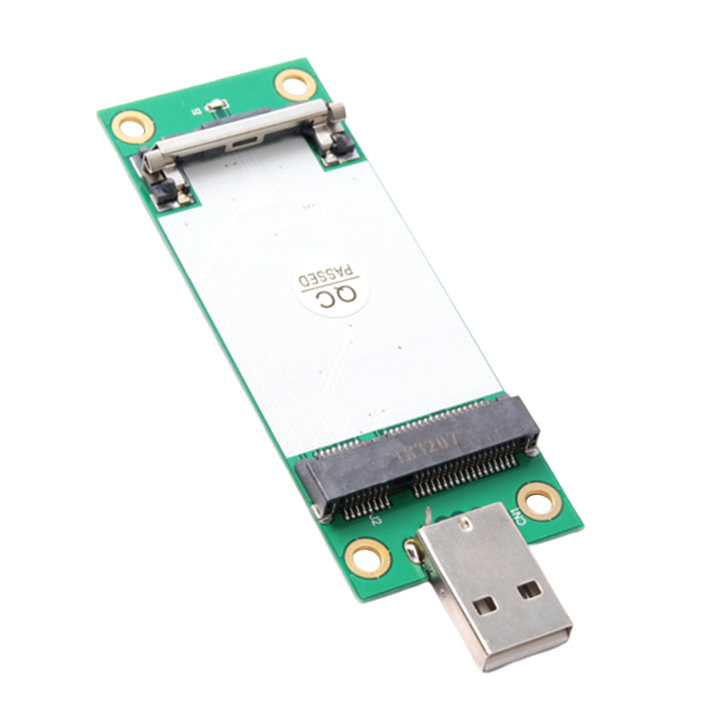 Mini PCIe WWAN Card to USB Adapter with SIM Slot for 3G / 4G Module Tester