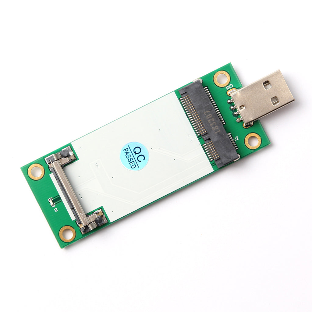 Mini PCIe WWAN Card to USB Adapter with SIM Slot for 3G / 4G Module Tester