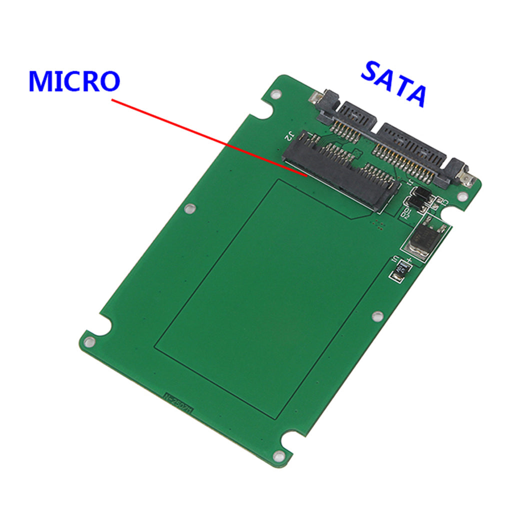 1.8" Micro SATA SSD HDD Hard Drive to 2.5" SATA Adapter Converter Card