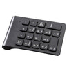 2.4G Wireless Key Number Pad Numeric Keypad Accounting Small Keyboard black