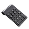 2.4G Wireless Key Number Pad Numeric Keypad Accounting Small Keyboard black