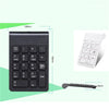 2.4G Wireless Key Number Pad Numeric Keypad Accounting Small Keyboard black