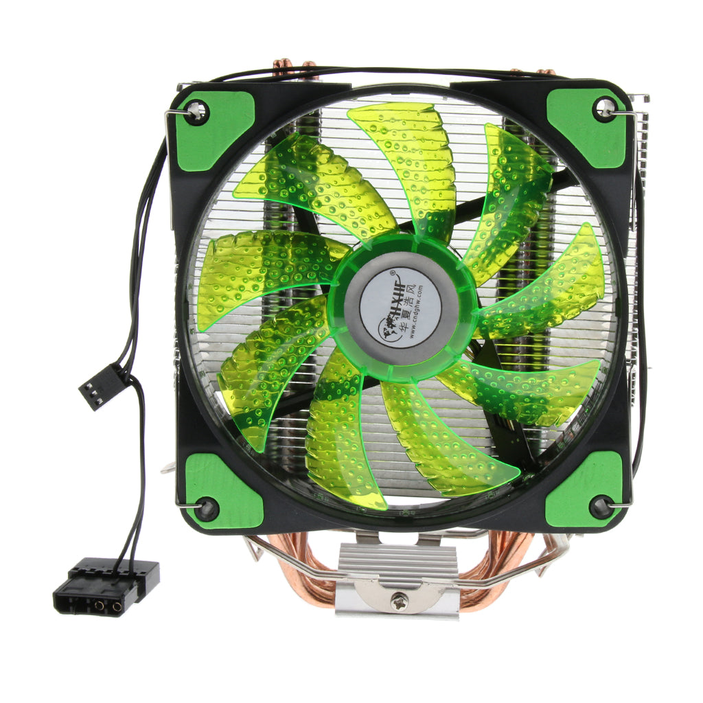 12cm Computer Case CPU Cooling Fan Radiator LED Cooler PWM Temp for AMD #2