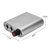 Portable Mini Tattoo Power Supply with Power Cord for Tattoo Machine Silver