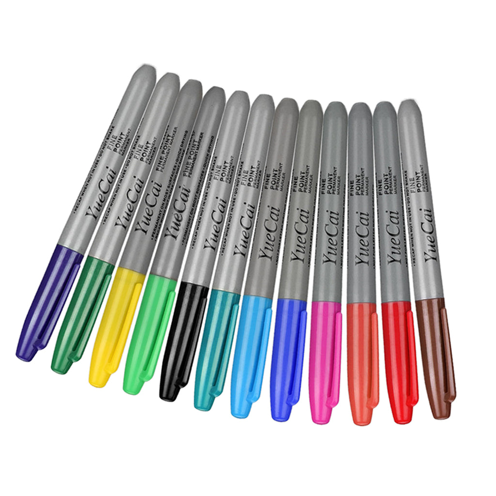 12Pcs/Box Tattoo Transfer Pen Professional Skin Marker Body Art Marking Pen