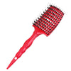 Large Curved Vent Hairbrush Comb for Detangling Blow Drying Scalp Massage Red