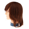 Human Hair Male Mannequin Head Hairdresser Training Cosmetology Doll Head