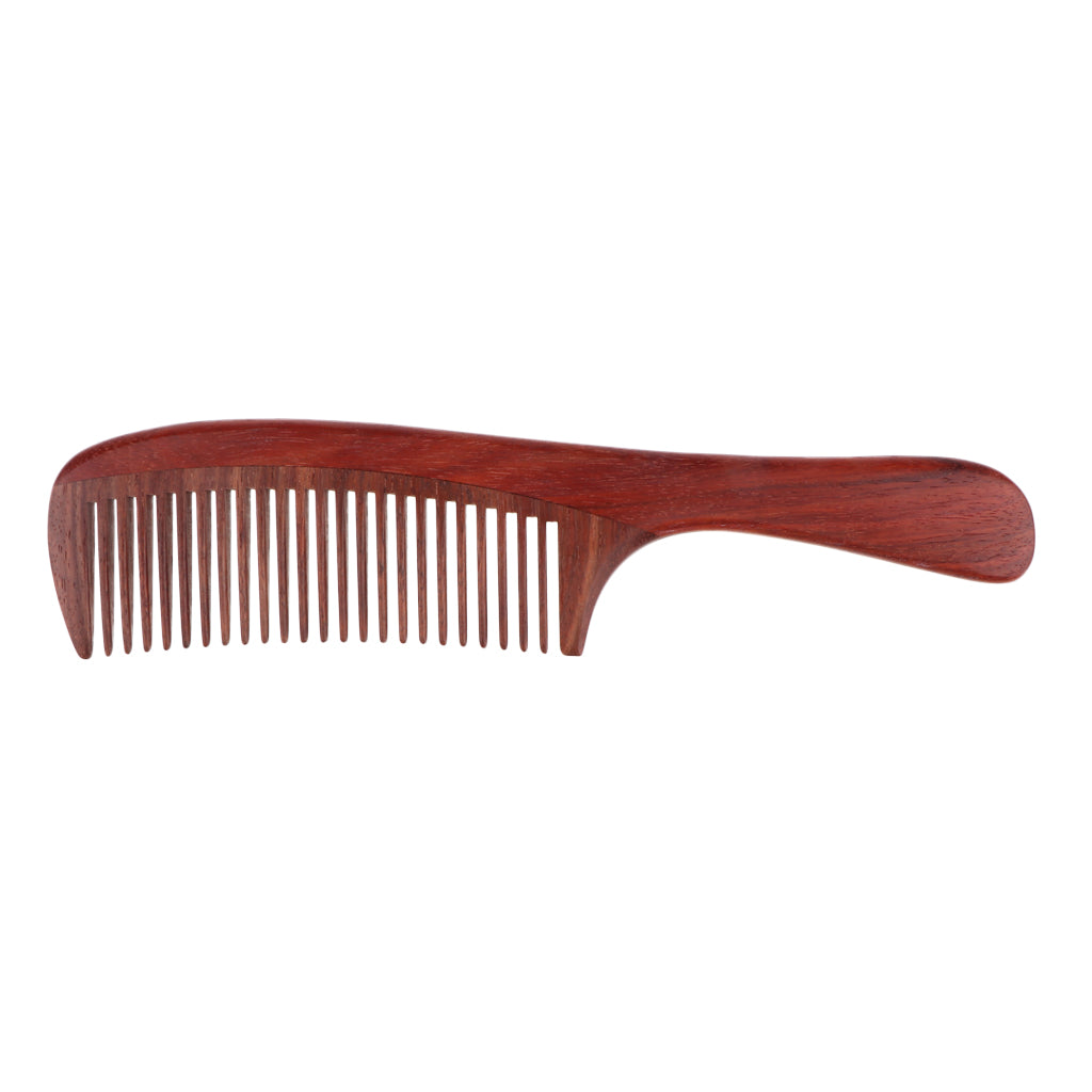 Handmade No Static Natural Sandalwood Scalp Massage Comb Hair Detangler Comb