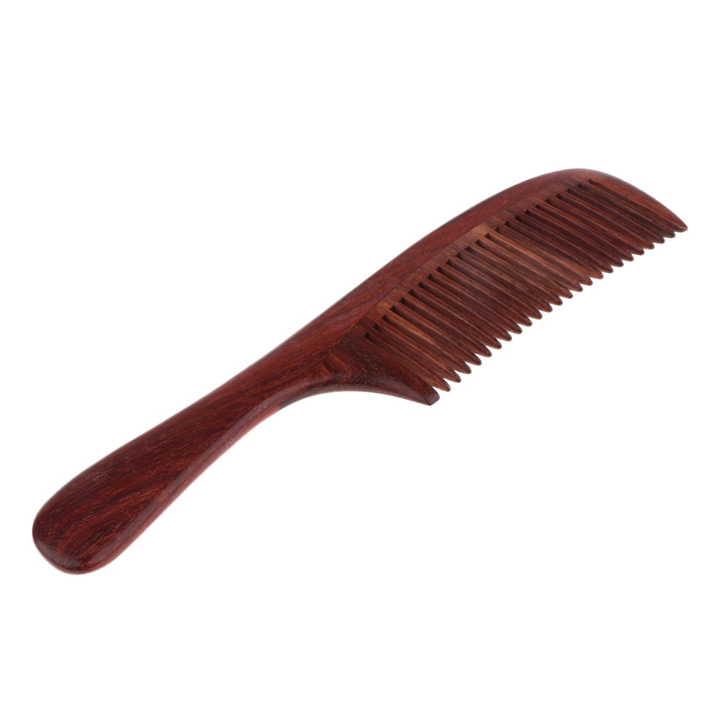 Handmade No Static Natural Sandalwood Scalp Massage Comb Hair Detangler Comb