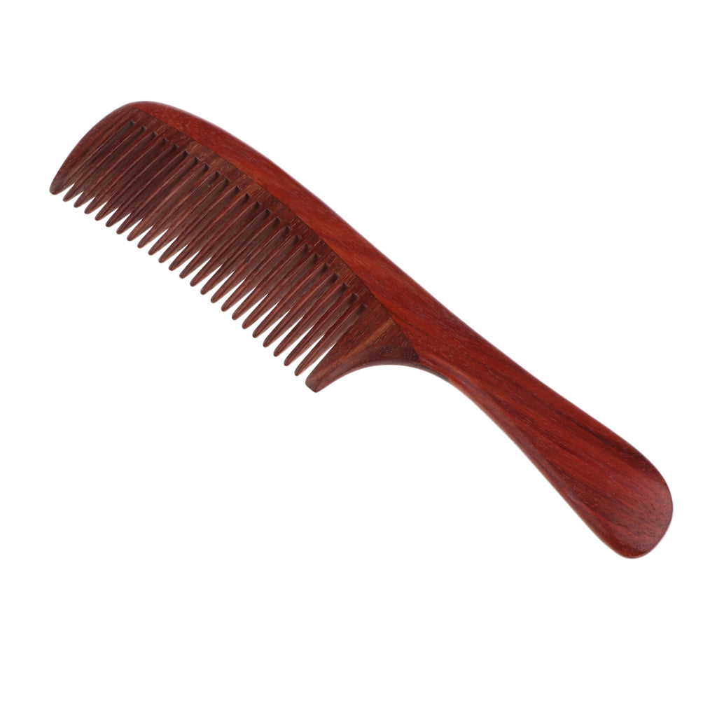 Handmade No Static Natural Sandalwood Scalp Massage Comb Hair Detangler Comb