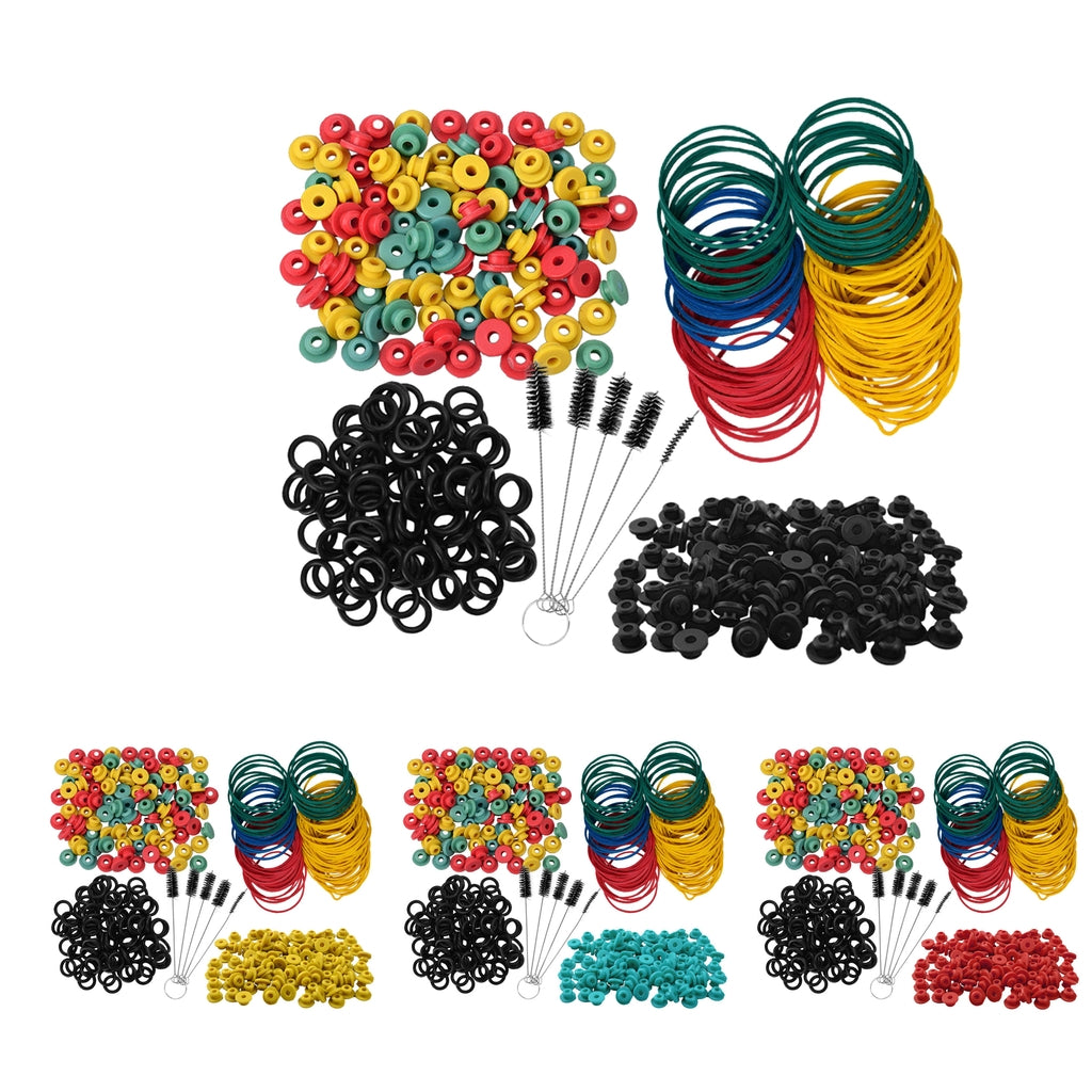 Tattoo Grommets/O Rings/Rubber Band/Cleaning Brush Tattoo Supply Kit Black