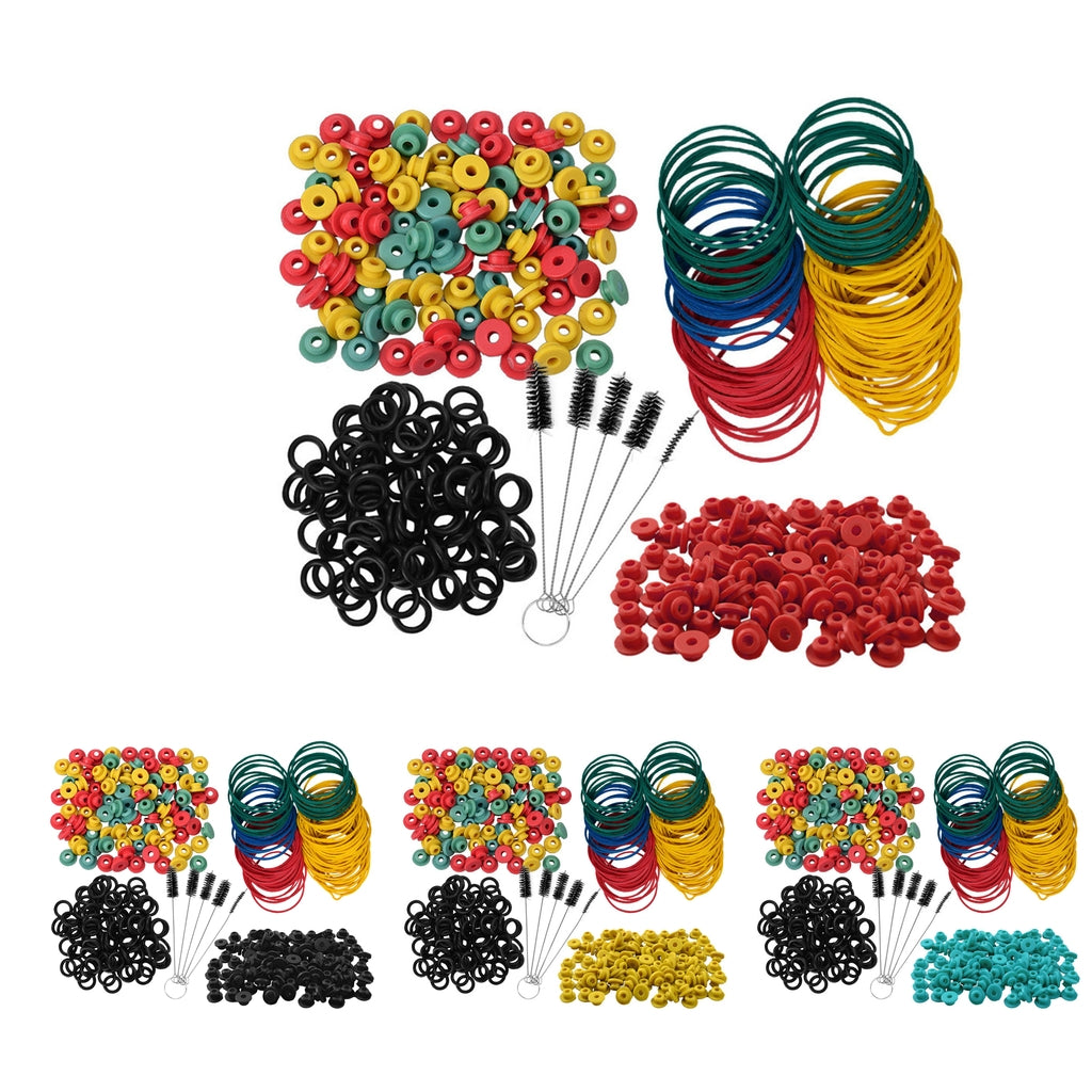 Tattoo Grommets/O Rings/Rubber Band/Cleaning Brush Tattoo Supply Kit Black