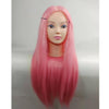 Washable Hair Styling Mannequin Head Hairdresser Training Manikin Head Pink