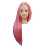 Washable Hair Styling Mannequin Head Hairdresser Training Manikin Head Pink