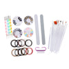 Set of 10 Types 37pcs Manicure Tools Set Nail Art Liner Brush Dotting Pen