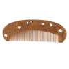 Handmade Polishing Natural Wooden Scalp Massage Detangling Comb Brush L161