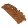 Handmade Polishing Natural Wooden Scalp Massage Detangling Comb Brush L162