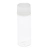 20x5ML Mini Empty Essential Oil Sample Bottles w/ Screw Caps Clear+White Cap