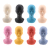 PVC Wig Display Mannequin Head Makeup Manikin Head Model for Hat Cap Glass Yellow